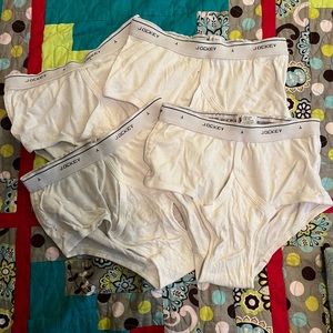 4 pack Jockey Men's Underwear Classic Full Rise Brief - White